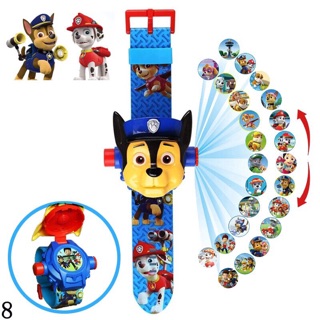 Paw patrol นาฬิกาขบวนการเจ้าตูบ4ขา ฉายภาพได้