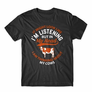 เสื้อผ้าผชเสื้อยืด พิมพ์ลายกราฟิกวัวตลก It Might Look Like My Cow ราคาถูก สําหรับผู้ชายS-5XL
