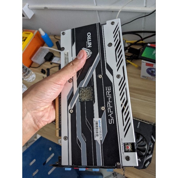 การ์ดจอมือสองSapphire Rx480 8GB ไม่มีกล่อง