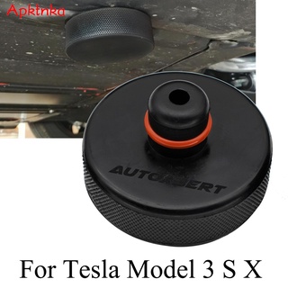 Tesla อุปกรณ์เสริมCar Rubber Lifting Jack ad oint Adater Suitable Chassis Frame rotector Tool For Tesla Model 3 Model S