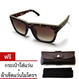 RETRO INSPIRED FLAT TOP GOLD SUNGLASSES รุ่น TOP GOLD96940-1T11 (Tortoise)