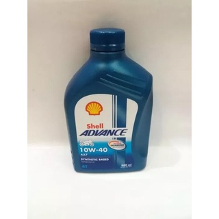 น้ำมันเครื่อง SHELL ADVANCE AX7 0.8L. ( รถเกียร์)