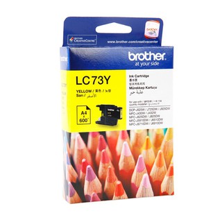 ตลับหมึกอิงค์เจ็ท สีเหลือง Brother LC-73Y /Yellow Ink Cartridge Brother Brother LC-73Y