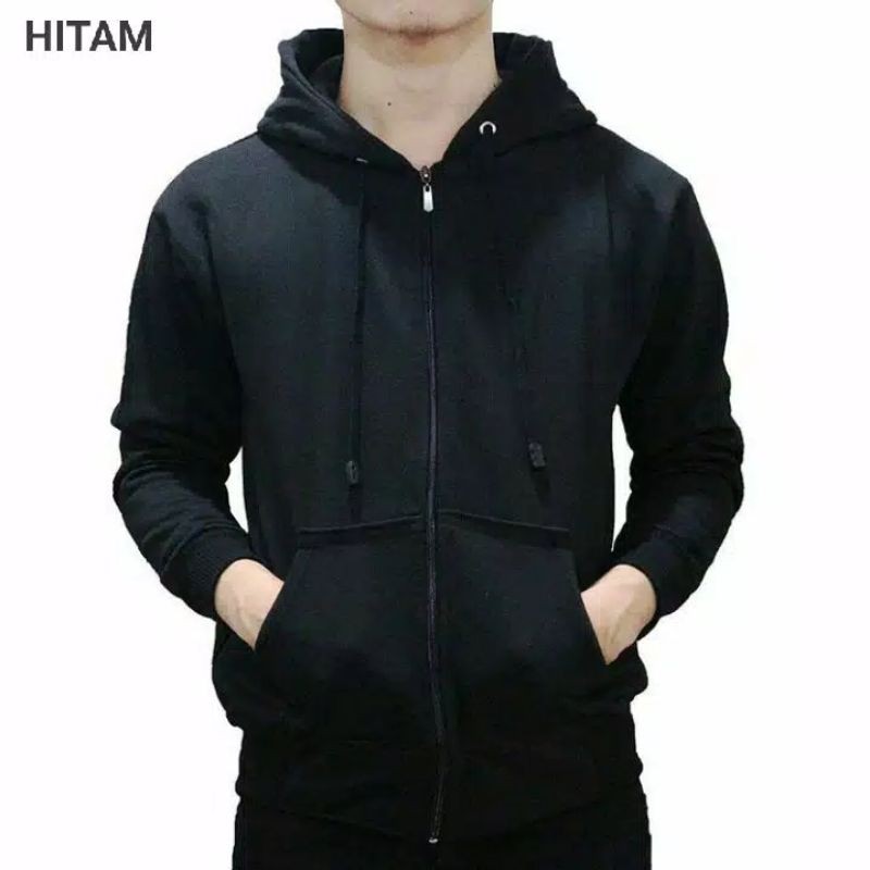 Ziper HODIIE PLAIN PLAIN JACKET MEN WOMEN CASUAL JACKET JACKET JACKET