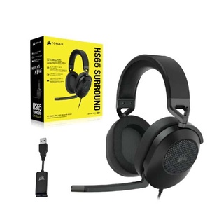 CORSAIR HEADSET GAMING HS65 SURROUND WIRED (headphones)(By Shopee  SuperTphone1234)