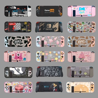 เคส nintendo switch 🚚พร้อมส่ง🚚 สไตล์การ์ตูน ให้ออกไป ฟิล์มกันรอยหน้าจอ สามารถเสียบลง DOCKING ได้ทันที โดยไม่ต้องแกะออก