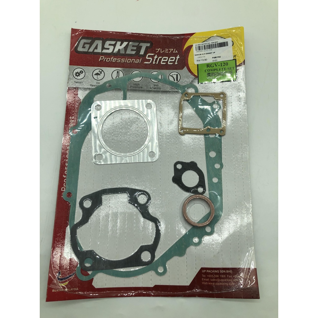 SUZUKI RGV RGV120 RGV 120 OVERHAUL GASKET ชุดเครื่องยนต์ GASKET COMPLETE ชุด GASKET OVERHAUL RGV