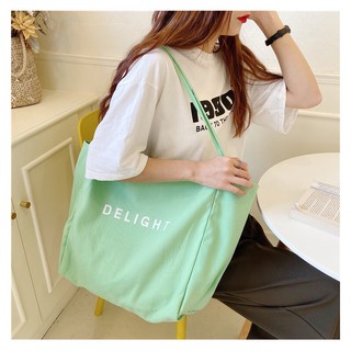 กระเป๋าผ้า DELIGHT พร้อมส่ง