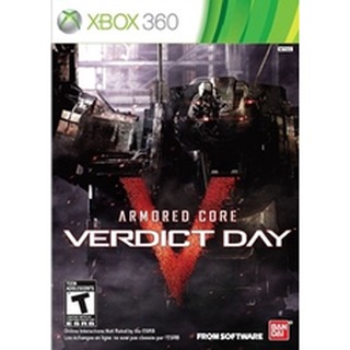 Armored Core Verdict Day xbox360 แผ่นเกมส์Xbox360 แผ่นไรท์เล่นได้กับเครื่องที่แปลงระบบแล้วทุกโซน [Region Free]