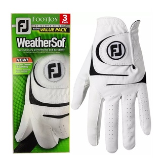 FootJoy Golf Gloves Mens WeatherSof Right and Left Hand Wear-resistant Non-slip Comfortable Gloves Single Pack