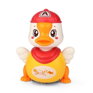 【FW-2063A】ของเล่นเป็ด เป็ดเต้นได้ มีไฟมีเสียง หมุนได้ 360 องศา เป็ดน่ารัก cute duck