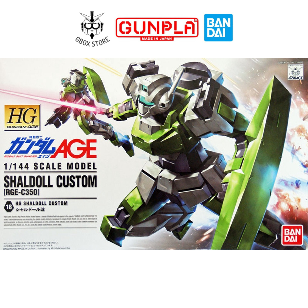 Gundam HG Shaldoll Custom HGAGE Bandai Age 1 /144 ประกอบโมเดลพลาสติก