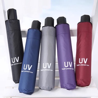 ร่มพับ 3 ตอน ไซส์จัมโบ้ กว้าง 110 เซนฯ แข็งแรง อย่างดี กันแดด uv 100%