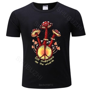 [S-5XL] GILDAN 【Bodybuilding Gym】ใหม่ เสื้อยืด ผ้าฝ้าย 100% พิมพ์ลายเห็ดกิน ฮิปปี้ ซีทรู สีดํา แฟชั่นฤดูร้อน สําหรับผู้ช