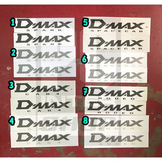 สติ๊กเกอร์ ดีแมค dmax D-MAX ปี 2002-2006