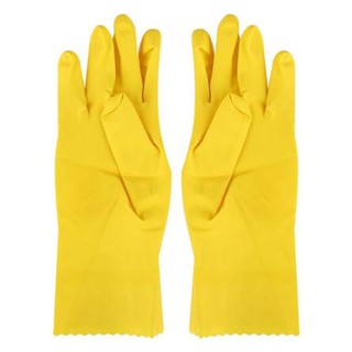 อุปกรณ์ทำความสะอาด ถุงมือยาง DELI-KLEEN COMFORT POLY 931-3 SIZE L