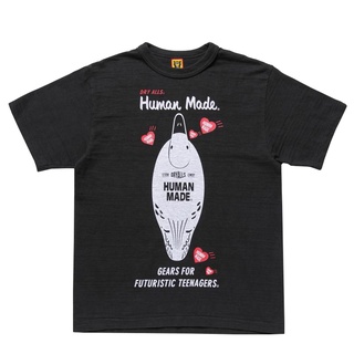 เสื้อยืดแขนสั้นลําลอง คอกลม พิมพ์ลาย Human Made By Nigo 19AW สําหรับผู้ชายS-5XL