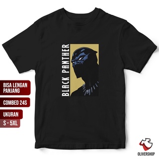 เสื้อผ้าผชเสื้อยืดแขนยาว พิมพ์ลาย BLACK PANTHER MARVEL - PREMIUM combed 24s ขนาดใหญ่ 3XL สําหรับผู้ชาย และผู้หญิง Be เสื