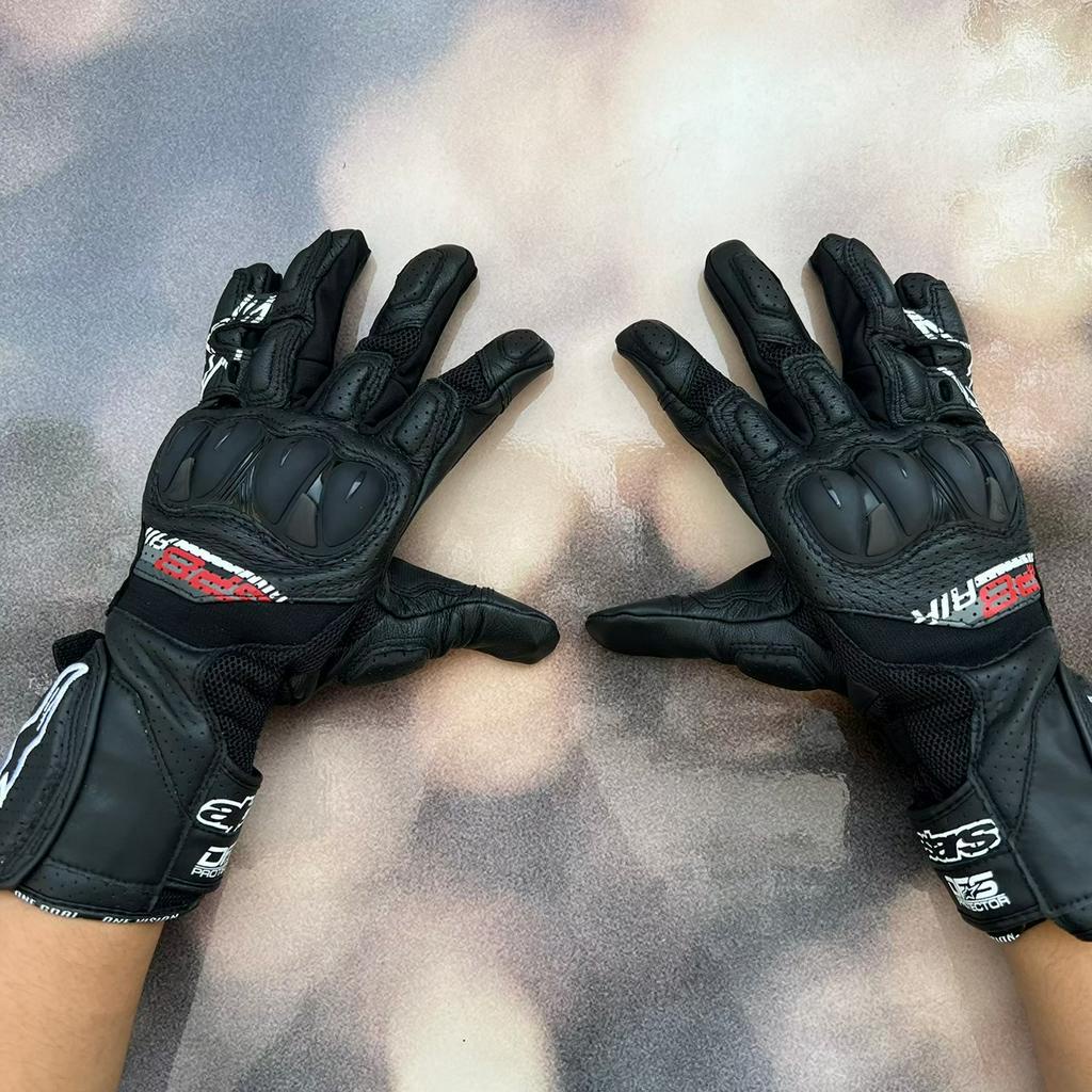 ถุงมือหนัง ALPINESTARS SP-8 AIR BLACK