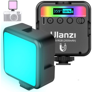 Ulanzi VL49 RGB Mini LED (2500-9000K) ไฟติดหัวกล้อง มาพร้อมแบตเตอรี่ในตัว 2000mAh.ประกัน 6 เดือน