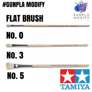 TAMIYA พู่กันทาสีชนิดแบน Flat Brush No. 0, 3, 5