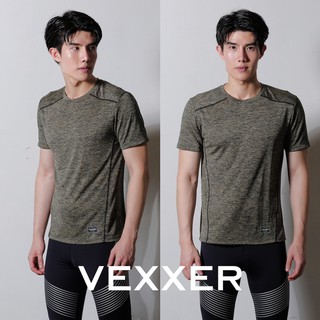 Vexxer TopDye Running Shirt X01 – สีเขียวโอลีฟ เสื้อกีฬา แขนสั้น เสื้อวิ่งออกกำลังกาย