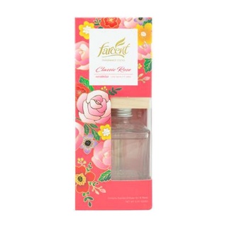 น้ำหอมดับกลิ่นทั่วไป FARCENT 80ml CLASSIC ROSE . REED DIFFUSER FARCENT 80ML CLASSIC ROSE