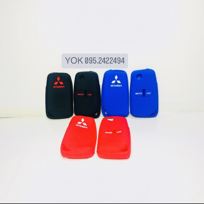 หุ้มซิลิโคนกุญแจรถยนต์กุญแจแปลงมาของMitsubishi ราคาต่อชิ้น