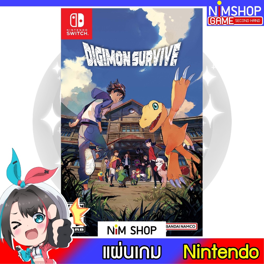 (มือ1)(มือ2) Nintendo Switch : Digimon Survive แผ่นเกม มือสอง สภาพดี