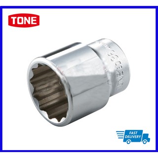 Tone Socket(12pt.) 6D-30 ลูกบ็อกซ์ 12 เหลี่ยม ขนาด 3/4" ขนาด 30 mm.