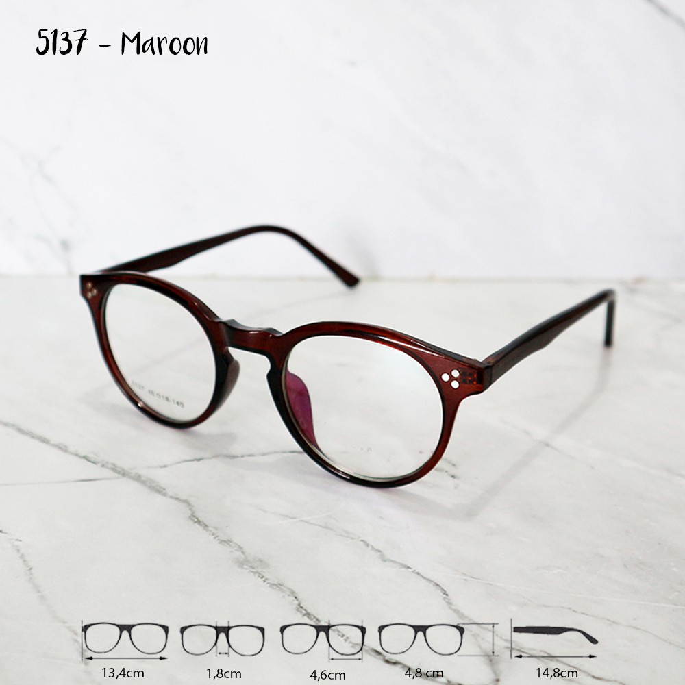 Aisee - แว่นตาทรงกลม ทรงกระบอก