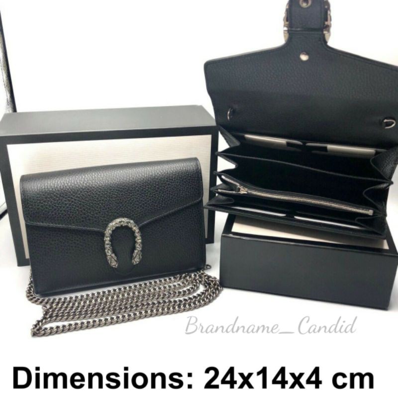 💥New💥Gucci Dionysus Mini Leather Chain Bag.