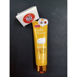 มูสล้างหน้าทองคำไข่มุก เฟซี่ FACY GOLD MOUSSE GOLD PEARL FACIAL CLEANSER