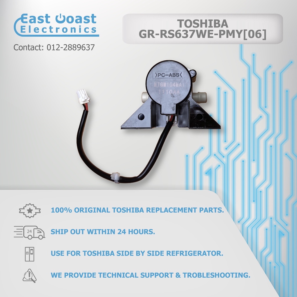 TOSHIBA GR-RS637WE-PMY[06] ปั๊มน้ํา