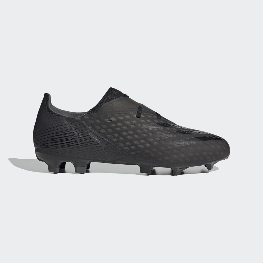 Adidas รองเท้าฟุตบอล / สตั๊ด X Ghosted.2 FG | Core Black/Core Black/Grey Six ( EH2834 )