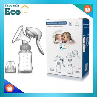 Eco Home breast pump เครื่องปั๊มนม เครื่องปั๊มนมคอเฉียง ที่ปั๊มนมสำหรับคุณแม่ ที่ปั๊มนมแบบมือ อุปกรณ์ปั้มนม ชุดปั้มนม
