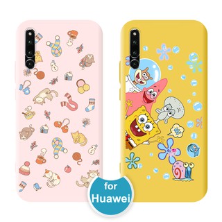 กรณีเคสโทรศัพท์มือถือลายการ์ตูนผู้หญิงสําหรับ Huawei P 20 P 30 Lite Mate 20 P 30 Pro Nova 3i 3e 4 4e P