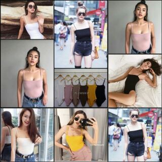 Bodysuits สายเดี่ยวไม่เว้า พร้อมส่ง