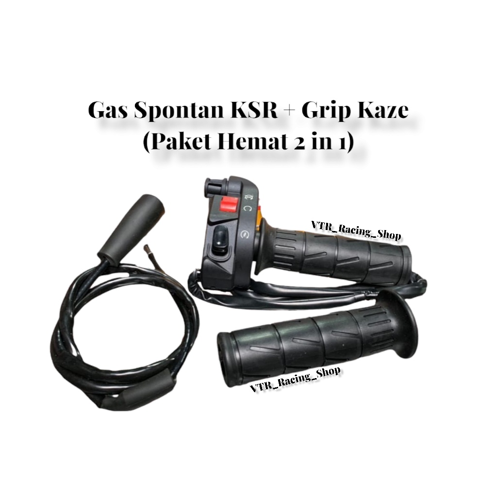 แพ็คเกจประหยัดแก๊ส Spontan 2-In-1 + ด้ามจับ Kaze คู่