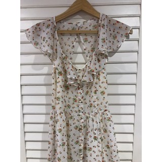 เดรสหวานๆเต่าทองพริ้วๆ CPS (size s)