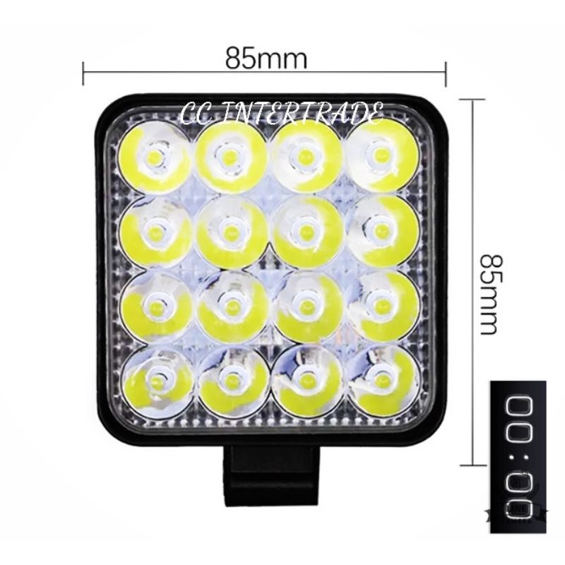 ไฟสปอรต์ไลท์ ไดหมึก​ ไฟตกหมึก​ ไฟเขียว 48w - รูปที่ 2