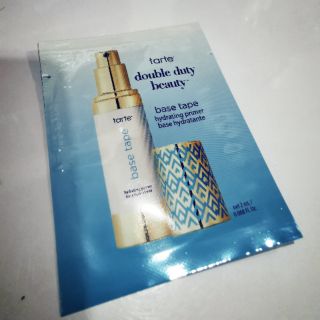 Tester tarte double duty beauty base tape hydrating primer base hydratante