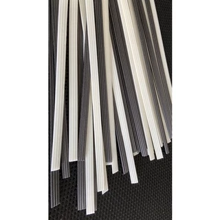 ลวดเชื่อมพลาสติก ABS/PVC/PP/PE แบบเส้นคู่ ขนาด200มมx5มมx2.5มม/ขาว/ดำ/เทา