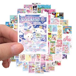 ✲62 สติ๊กเกอร์ Sanrio โปสเตอร์น่ารัก ตกแต่งสเตชันเนอรี โทรศัพท์มือถือ ถ้วยน้ำ กระเป๋าเดินทาง บัญชีมือ กันน้ำ DIY สติ๊กเก