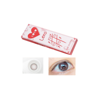 Mini Lens ราย 3 เดือน รุ่น Feels Choco สีน้ำตาลเกาลัดติดชมพูตุ่นนิดๆ วัสดุ Silicone Hydrogel