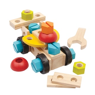 PlanToys ของเล่นไม้ แปลนทอยส์ ชุด ช่างไม้ อัจฉริยะ ของเล่นเสริมทักษะ เสริมพัฒนาการ STEM CONSTRUCTION SET (3y+)