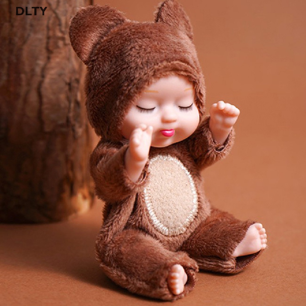Dl ตุ๊กตาเด็กทารกเสมือนจริง ซิลิโคน รูปสัตว์ ของเล่น ของขวัญ สําหรับเด็กผู้หญิง