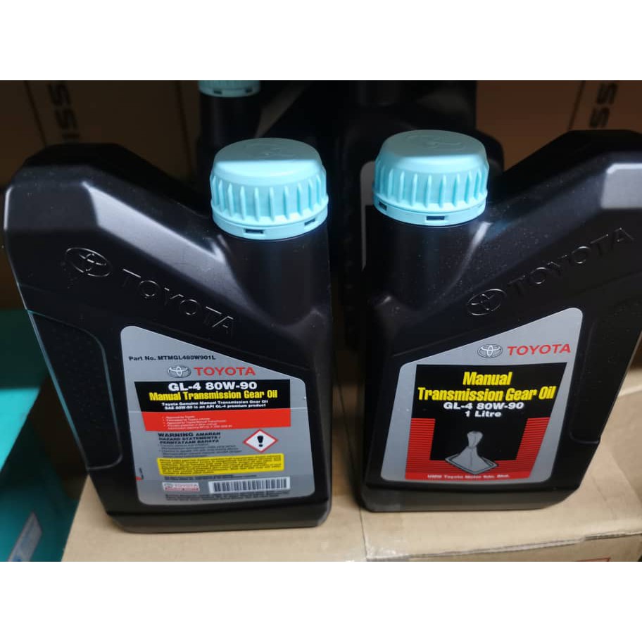 ***TOYOTA GL-4 MANUAL TRANSMISSION GEAR OIL / MT MIAKAK - MTMGL4- 80W90 -1L -1 LITER