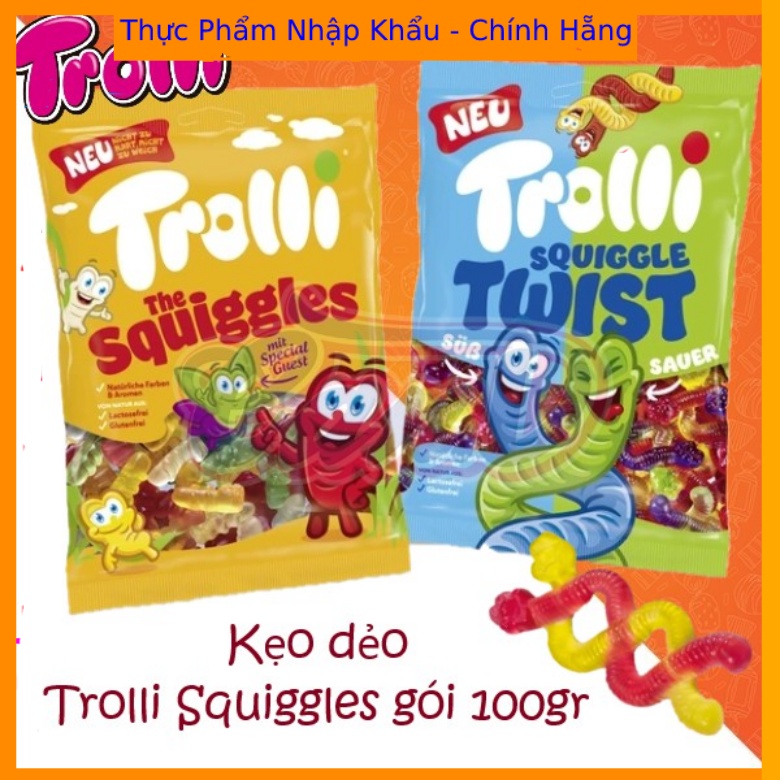 Trolli Squiggles Marshmallow 100gr Pack