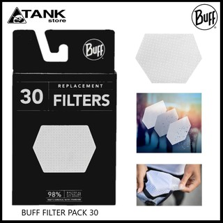 BUFF FILTER PACK 30 แผ่นกรองอากาศ สำหรับใช้ร่วมกับหน้ากากBuff